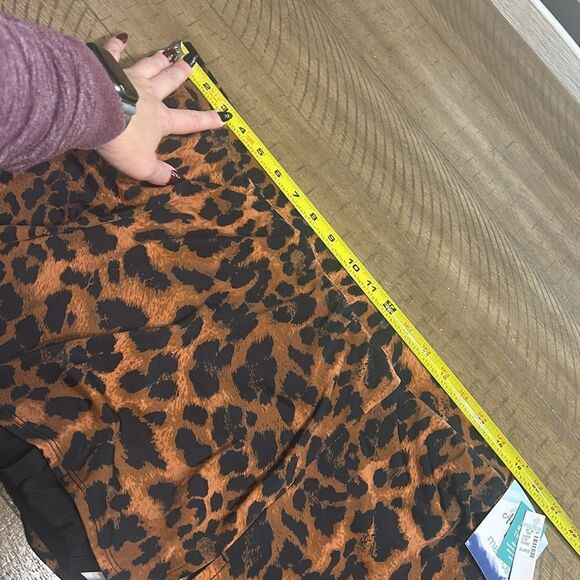 Maurices Leopard Print Swim Skort - Picture 10 of 12